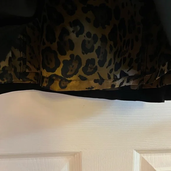 JAX/ women’s black/leopard dress, size 4 - Picture 6 of 6